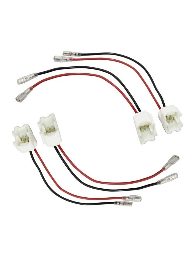 Speaker Wire Harness Adapter - 4 Pack Compatible with Nissan 2004-2021, Infiniti 2006-2018