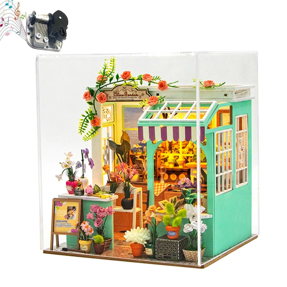 3D Wooden Puzzle Bookshelf Insert - Library of Books 1:24