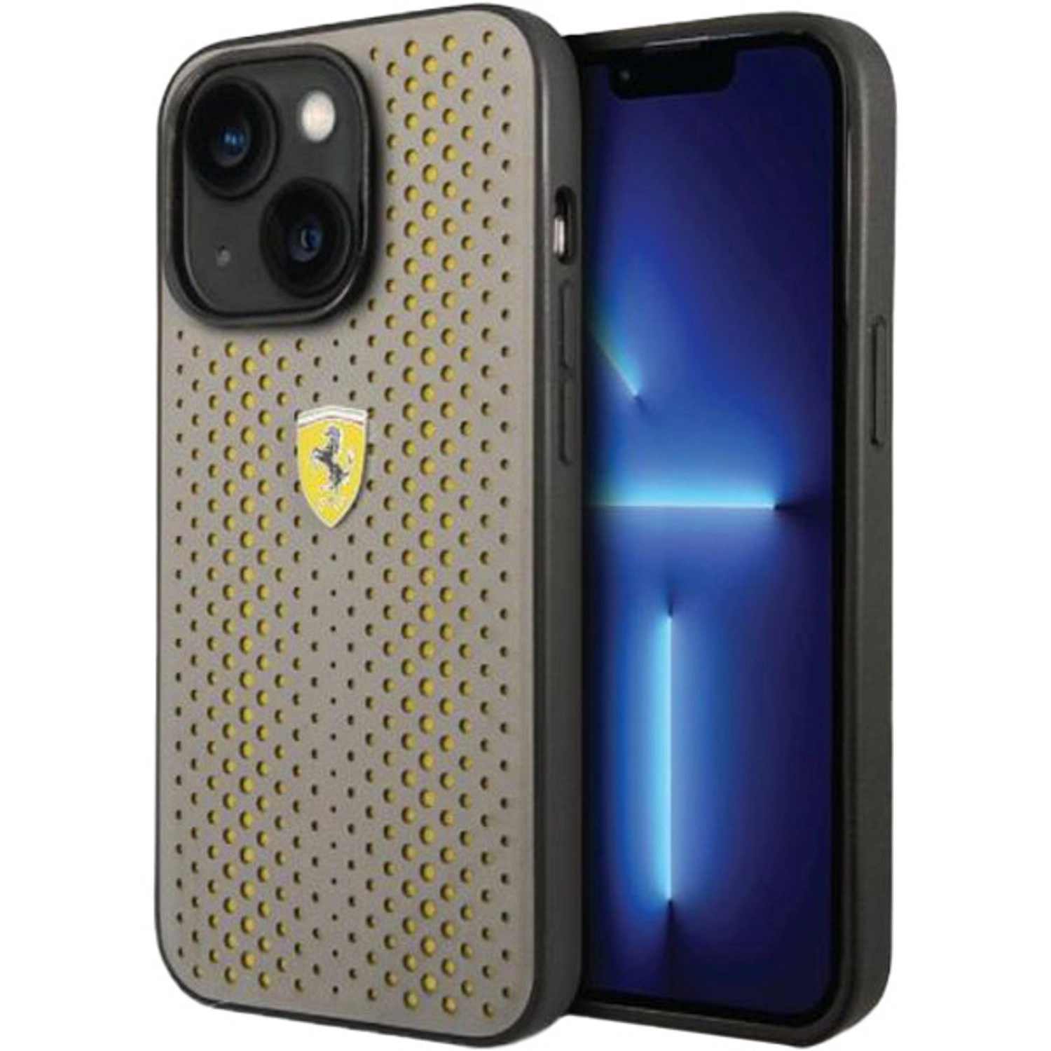 Leather Perforated Case for iPhone 14 Plus