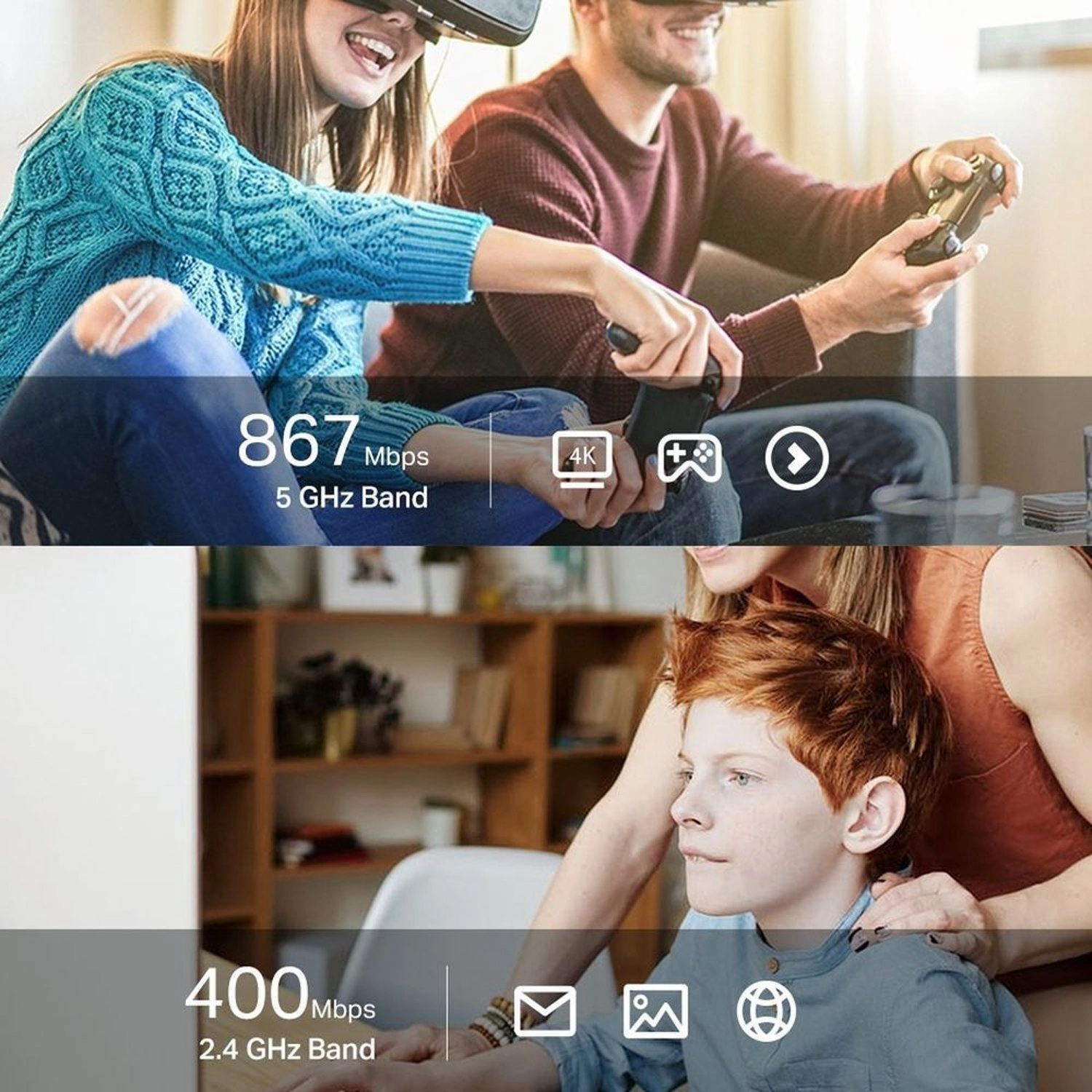 Archer T3U - 2.4G/5G USB 3.0 Wireless