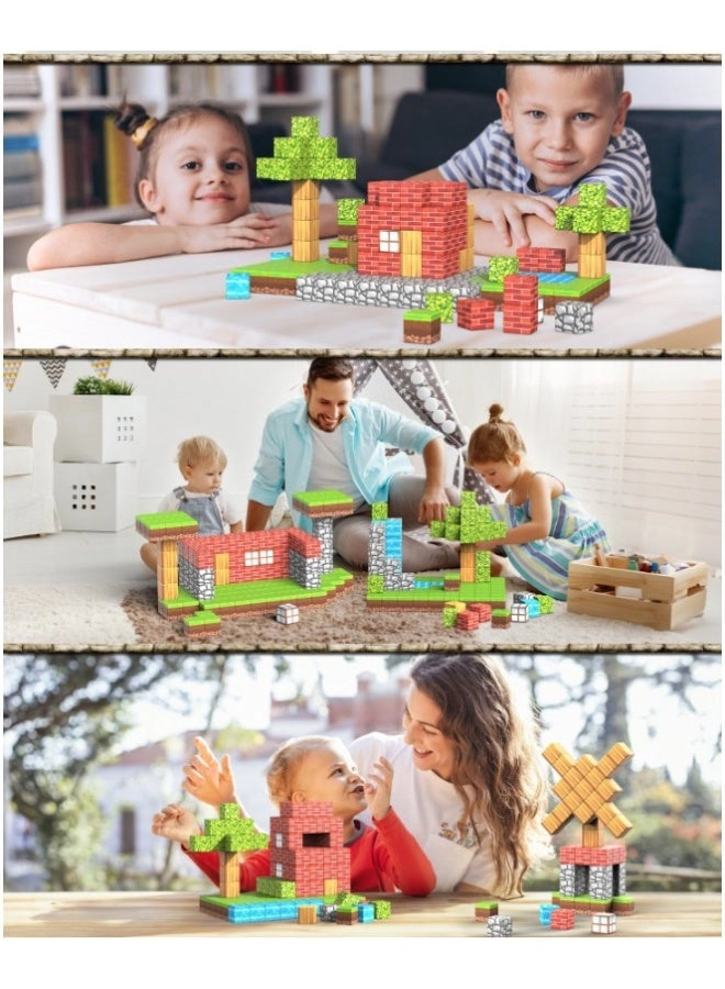 Forest Magnetic Building Blocks - 100 pcs