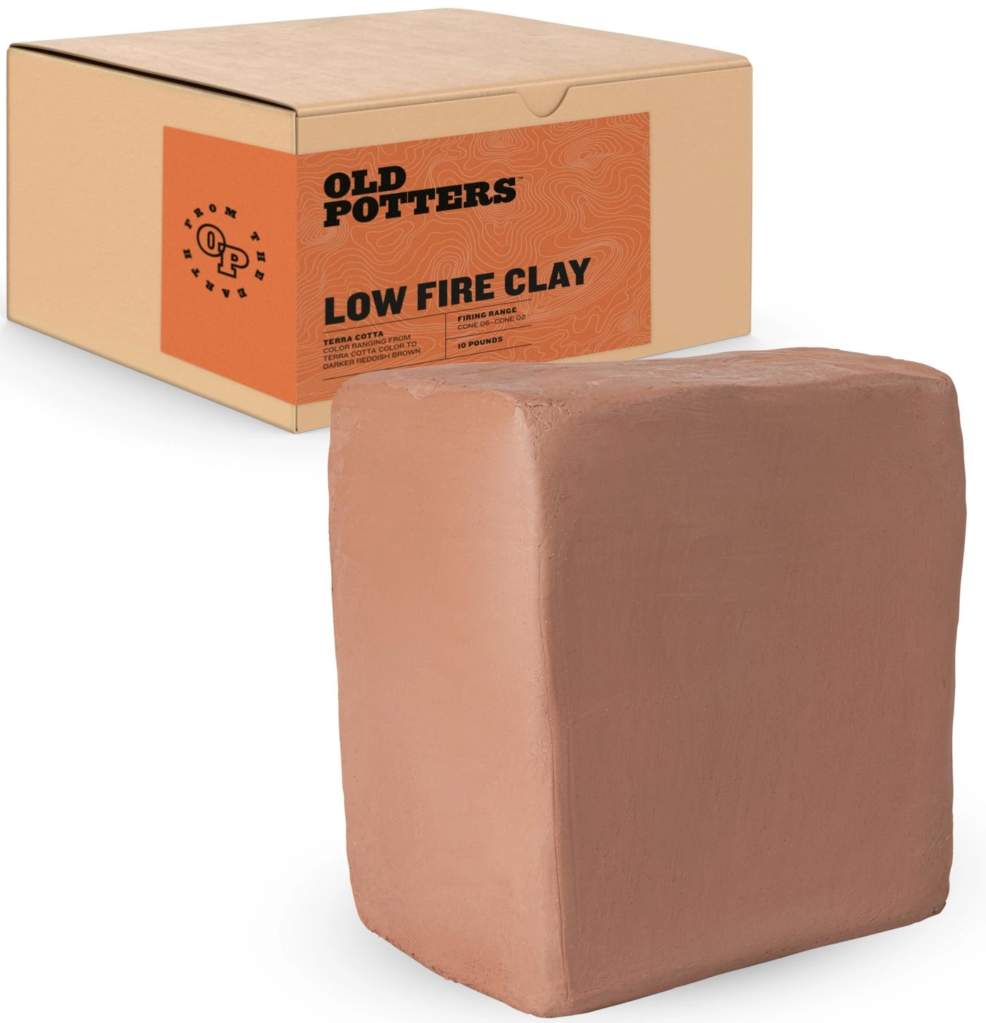 Low Fire Pottery Clay - 4.54 Kg
