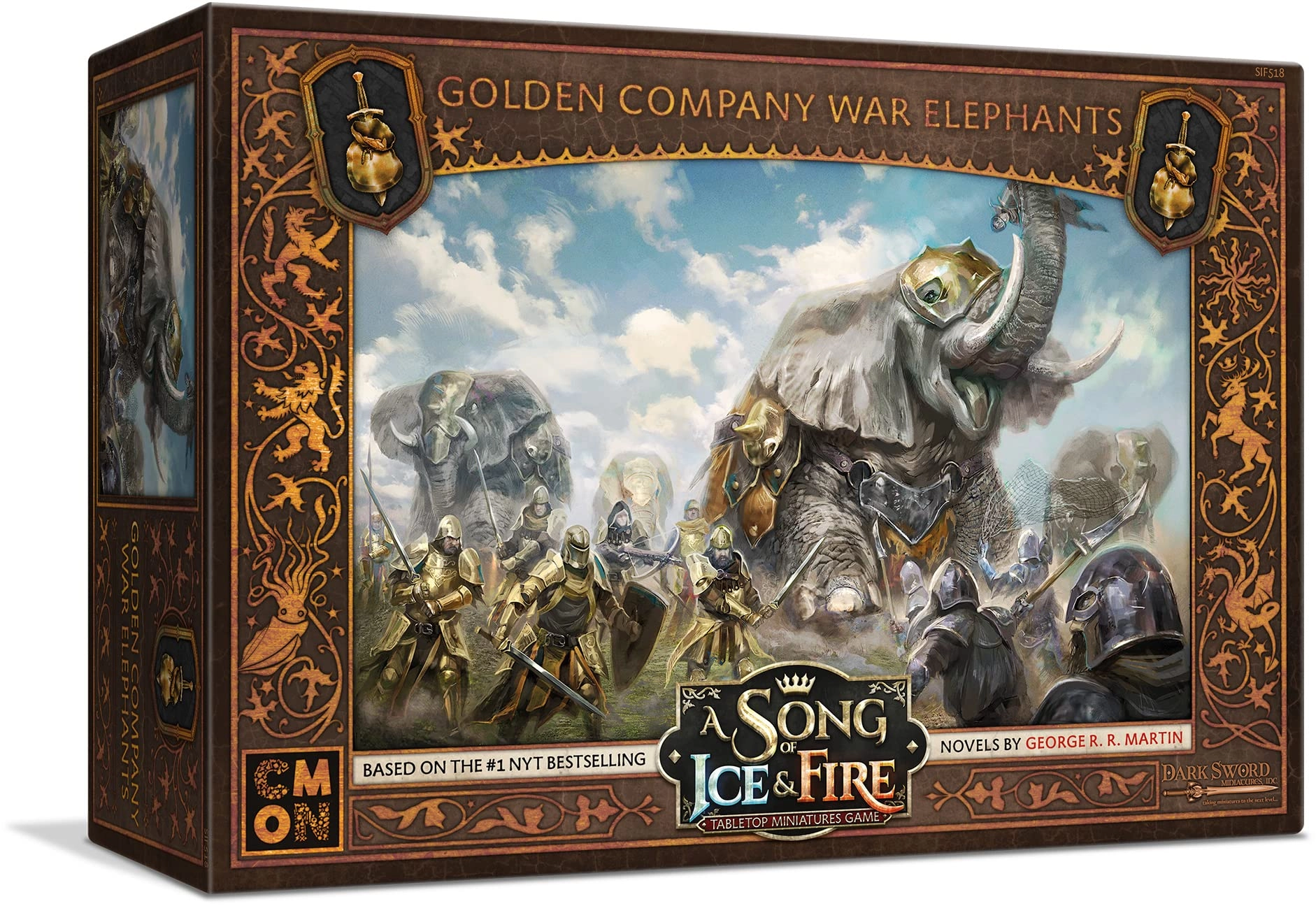 Asmodee A Song Of Ice and Fire: Golden Company Elephants