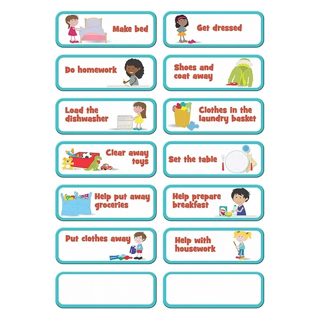 Magnetic My To Do List - 4 + 30 Pcs