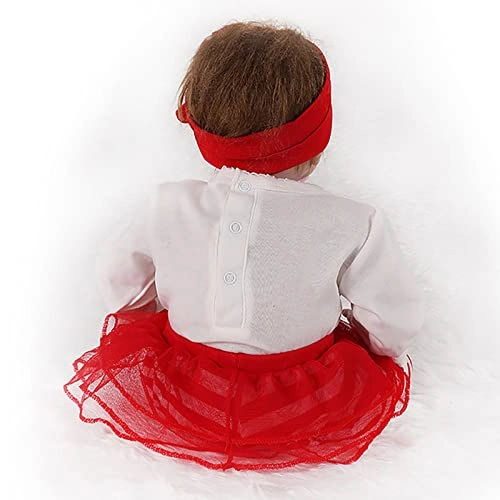 Reborn Baby Doll - 55cm Soft Silicone Limbs Cloth Body