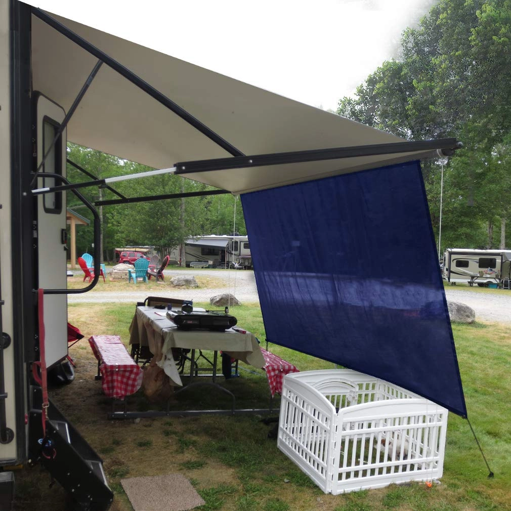 RV Awning Sun Shade Screen