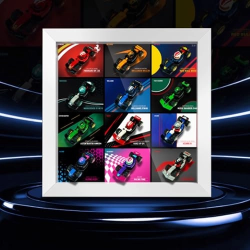 Acrylic Display Box for LEGO 71049 F1 Racing Car Block Model