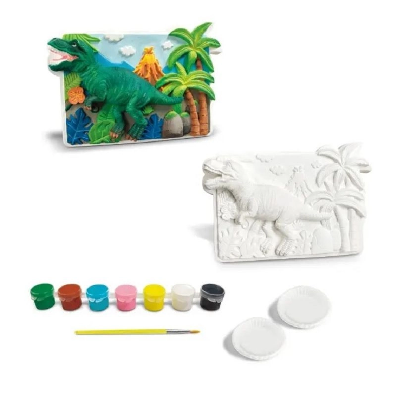 3D Plaster Dinosaur Frame - 6+ years