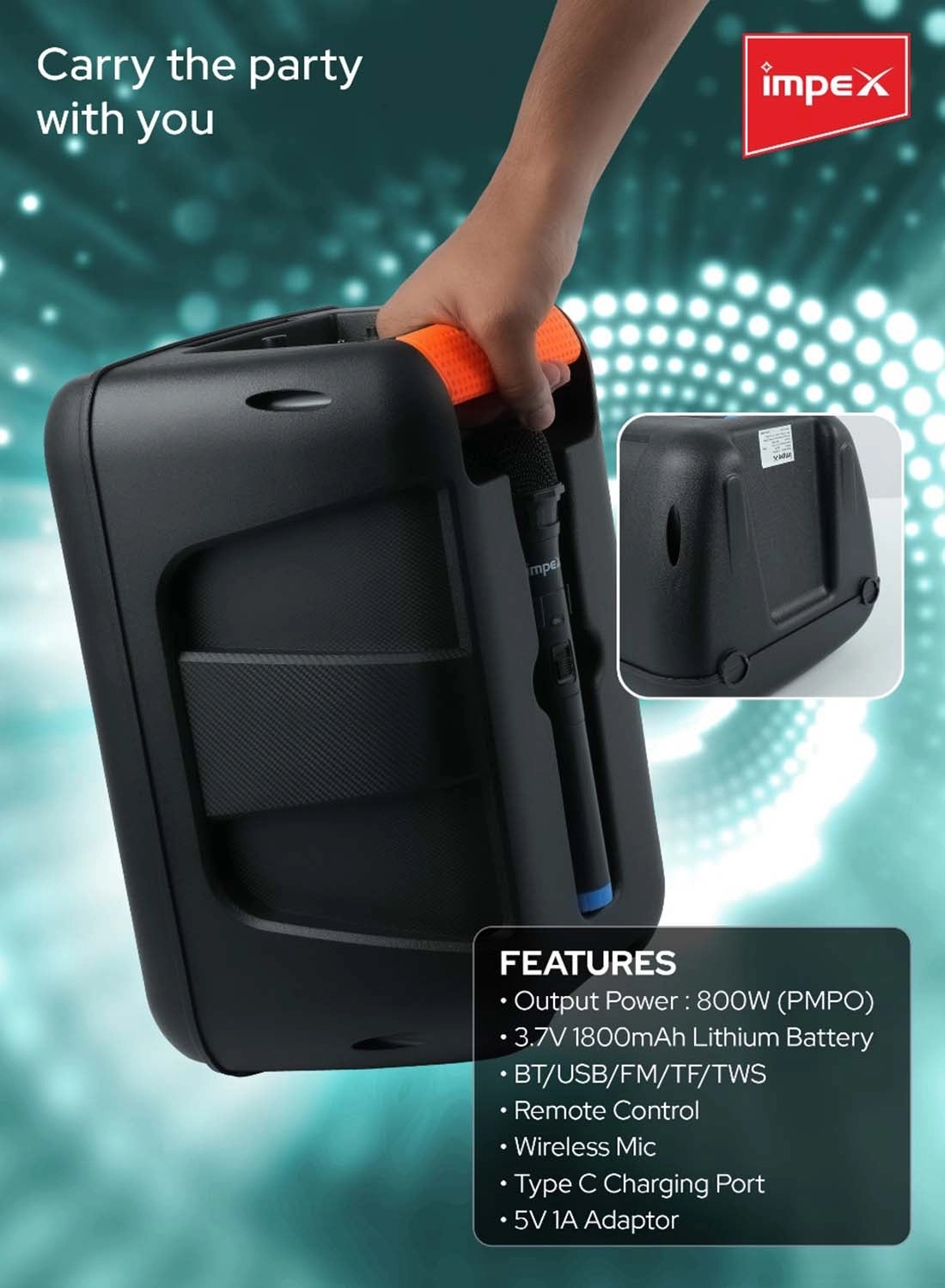 TS 4001A with Wireless Microphone