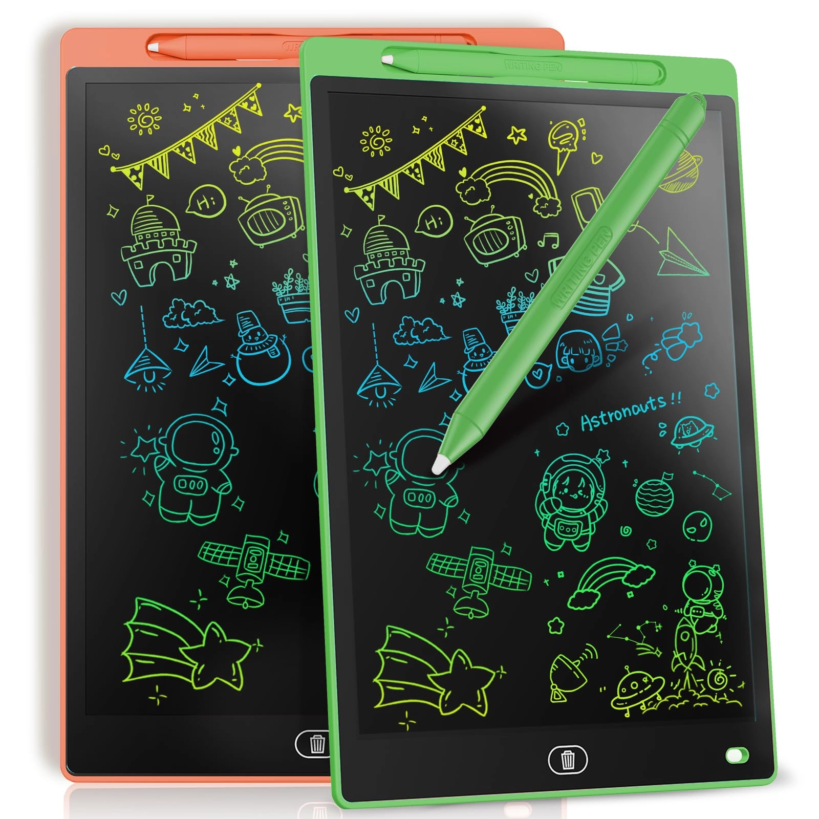 Genialba LCD Writing Board - 10 Inches Pressure sensitive Pack
