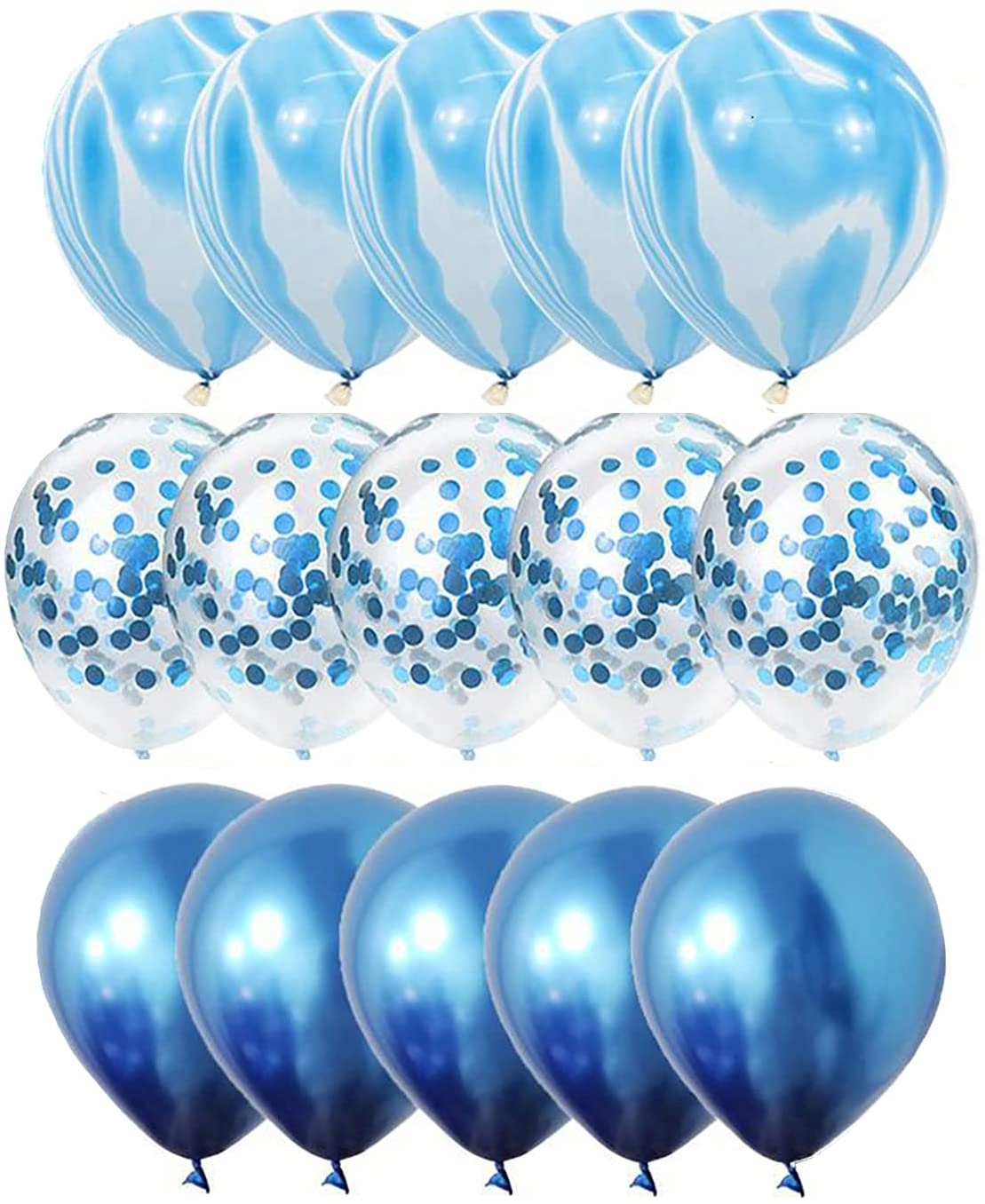 Party Time Trading LLC Confetti Party Balloon Set - 15-Piece