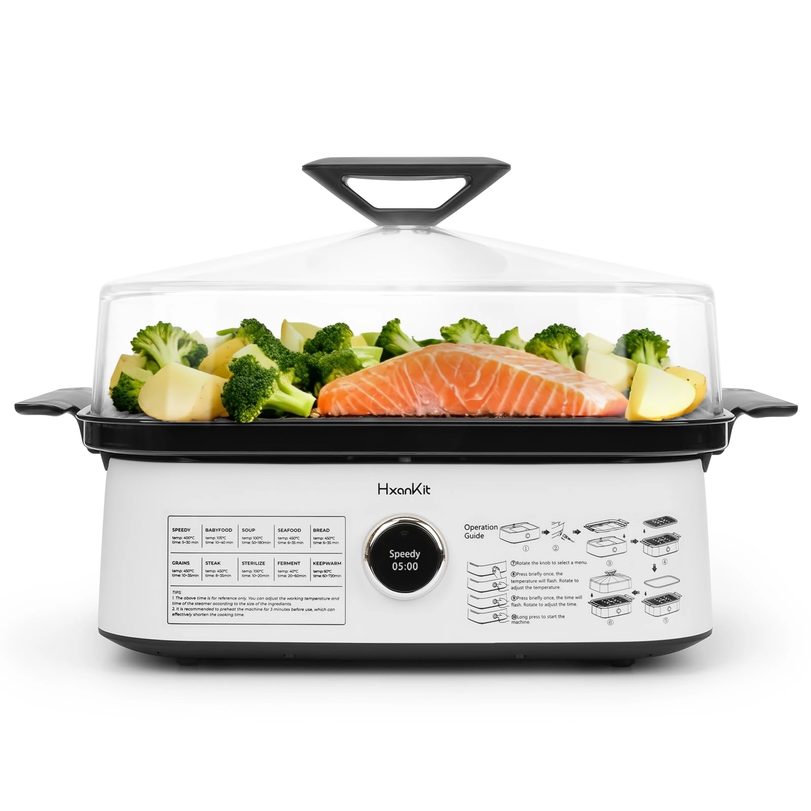 Hxankit Electric Food Steamer - 8 Quarts