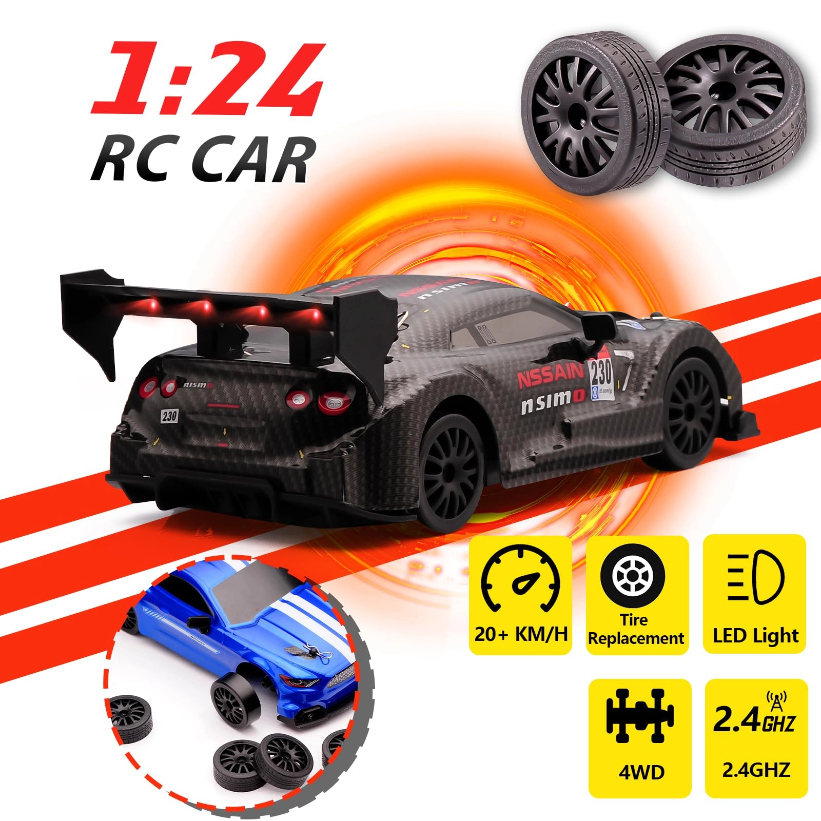 RC Drift Car - 1:24 Scale