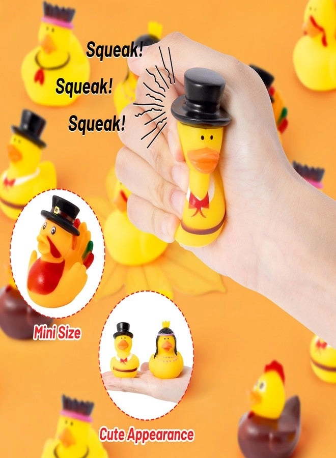 Thanksgiving Rubber Duck Toys - 30pcs Assorted