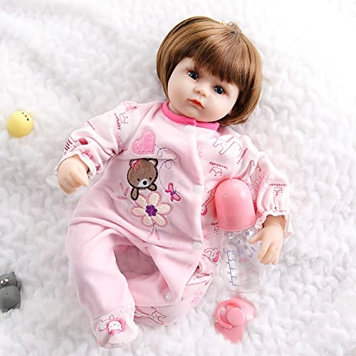 Reborn Baby Doll - 18 Inch 45cm Soft Vinyl Girl