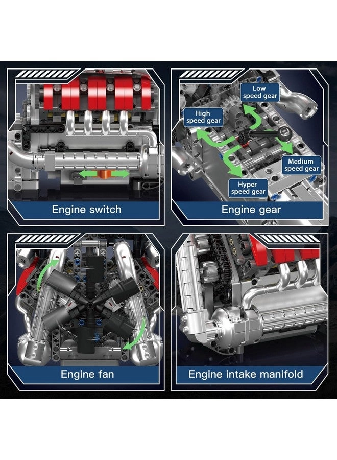 Supercar V8 Engine Transmission Kit (10203)