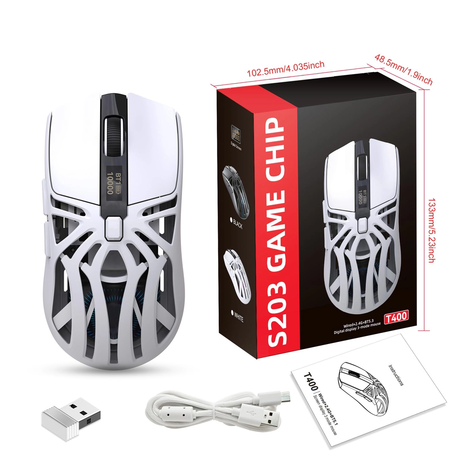 Eacam 2.4G Wireless Gaming Mouse - Wireless