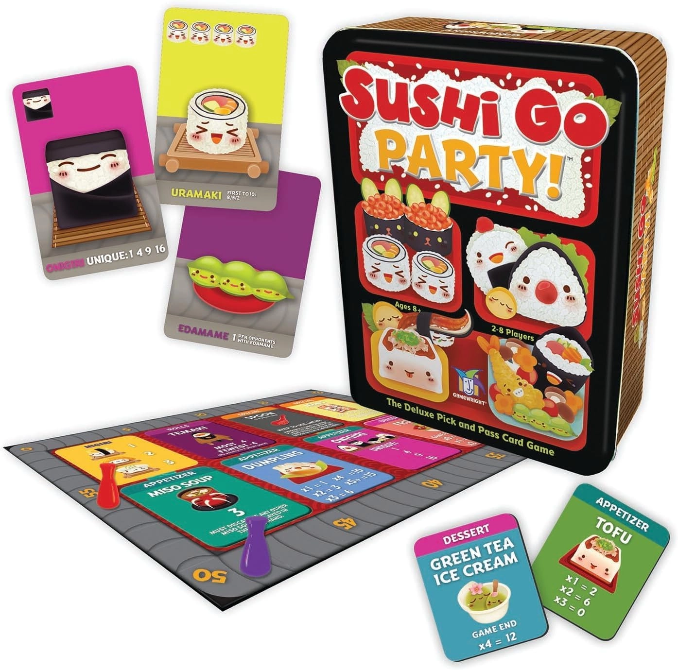 Gamewright Sushi Go Party: The Deluxe - Card Game