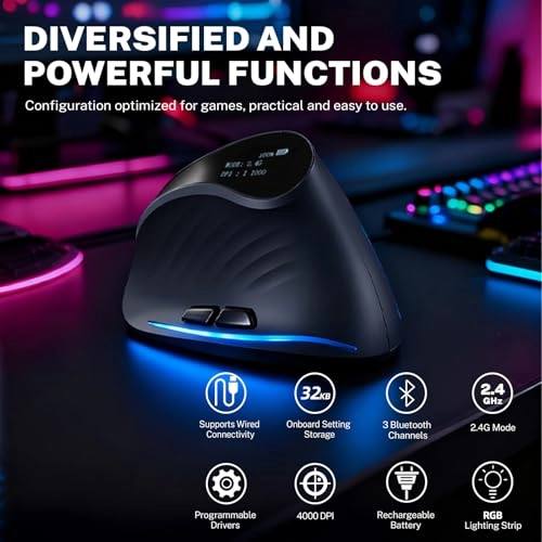 F13 Optical Gaming Mouse - Bluetooth