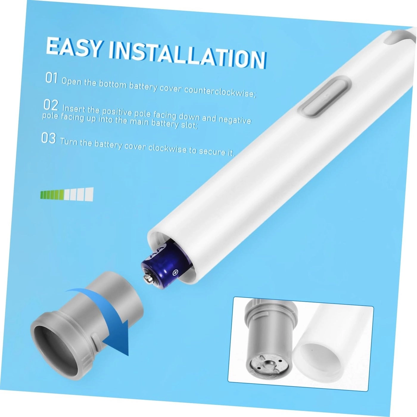 Sonic - Portable Electric Travel Toothbrush White