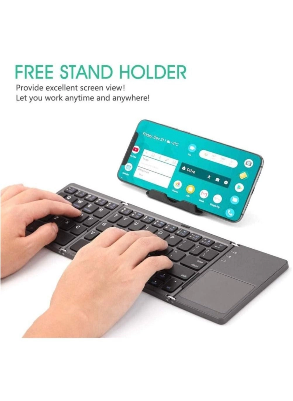 Foldable Bluetooth Keyboard - Wireless