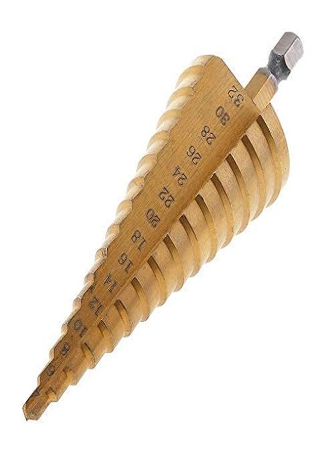 Step Cone Drill Bit - HSS Steel Titanium 4-32mm
