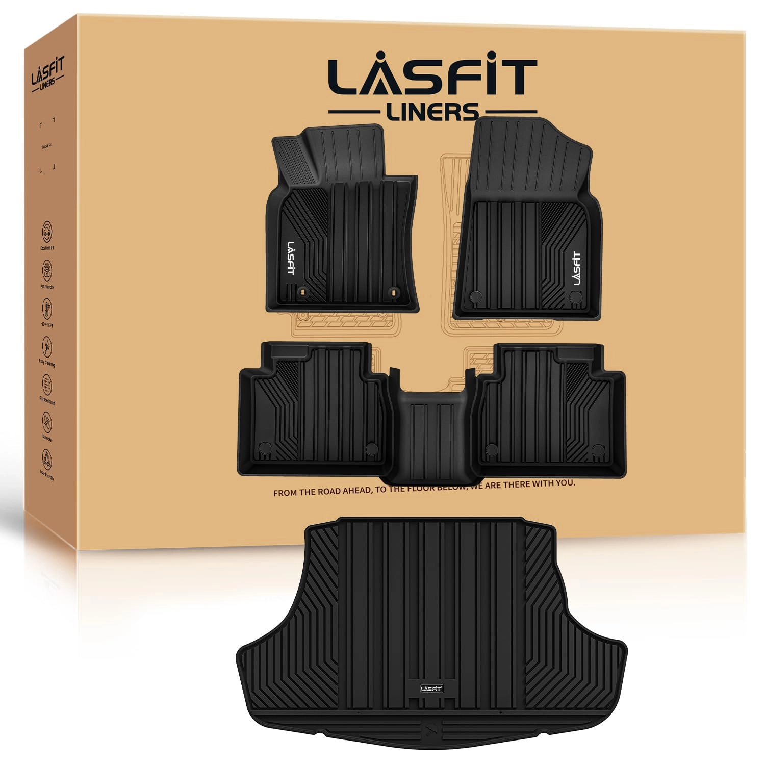 LASFIT Trunk Mat for Toyota Camry & Avalon
