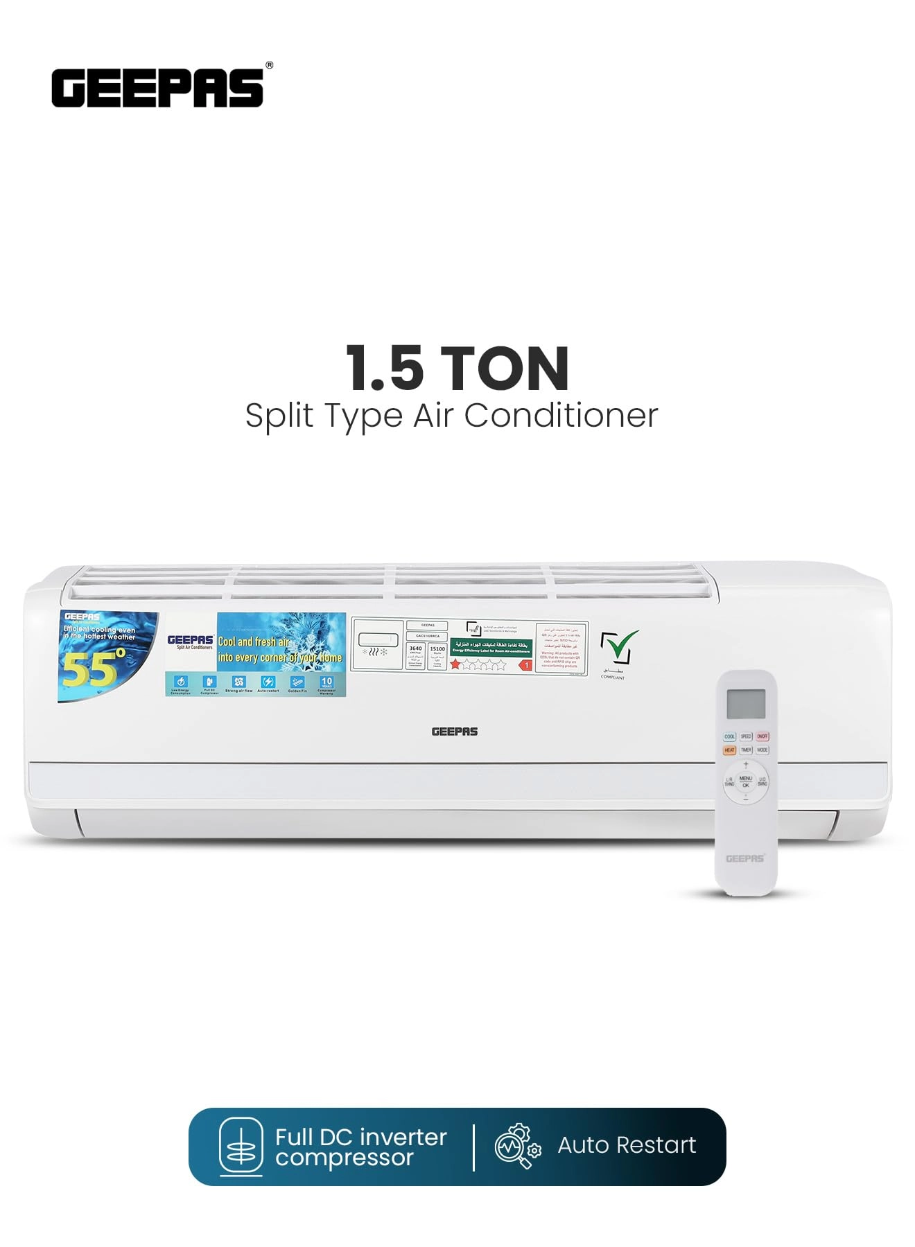1.5 Ton Split Air Conditioner