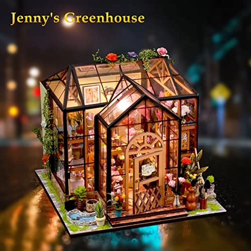 DIY Miniature Dollhouse Kit - Tiny House 1:24