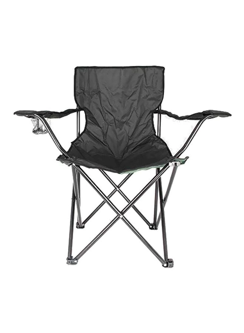 Foldable Camping Picnic Chair - Black Unisex