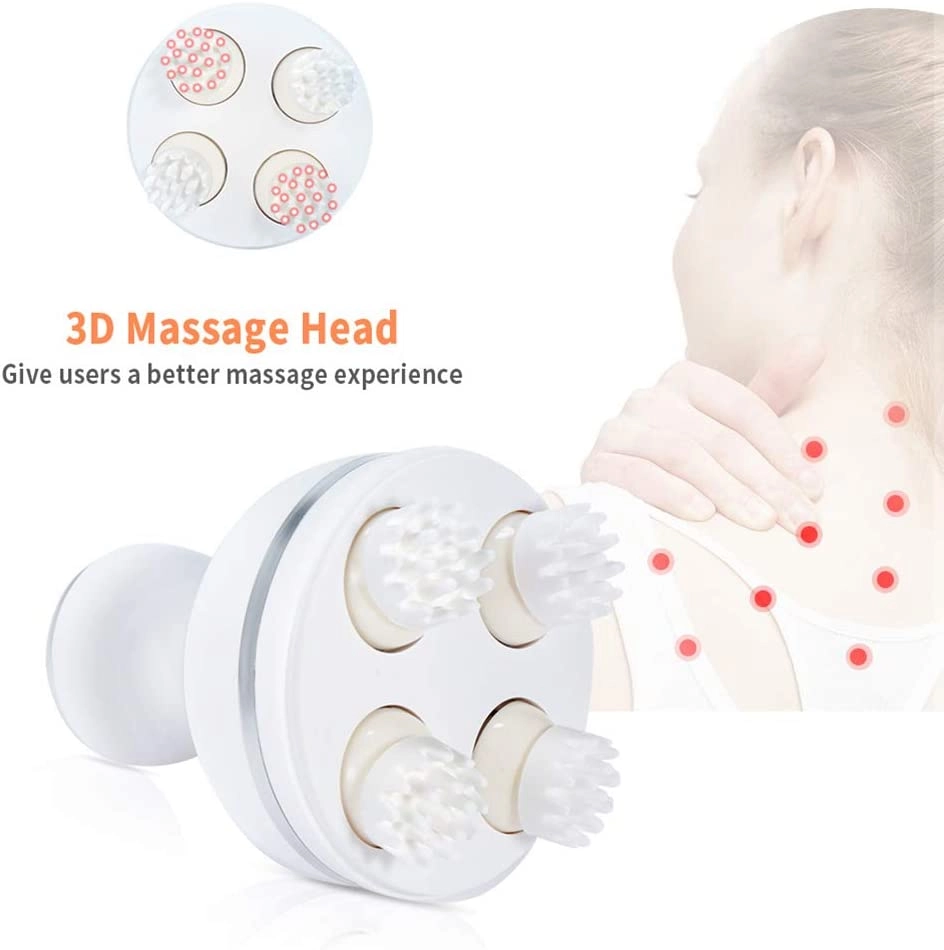 Portable Mini Handheld Scalp Massager - 4 Heads 84 Nodes Waterproof