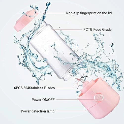 Household Juicer - 300W 600ML+300ML