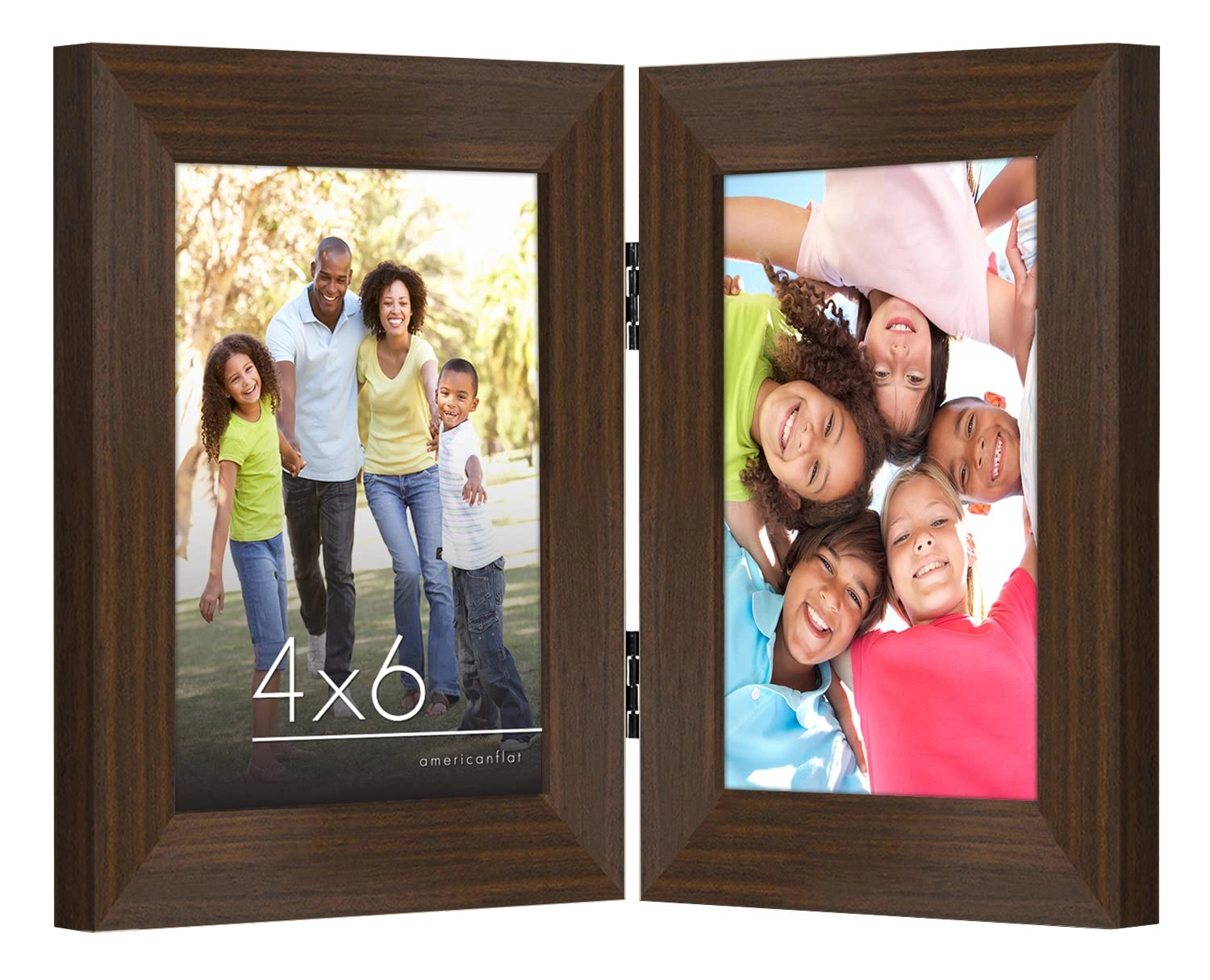Hinged Double Picture Frame - 4X6 2