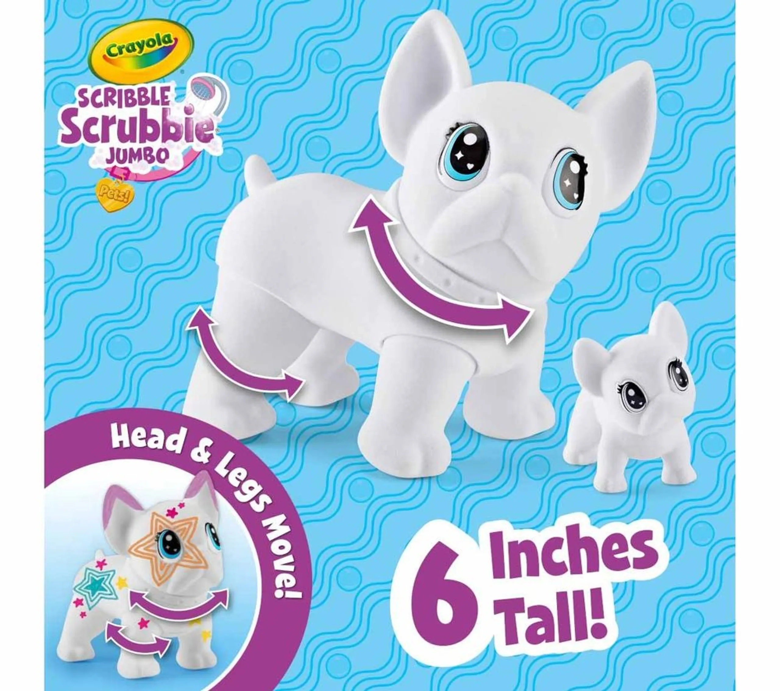 Scribble Scrubbie Pets - Jumbo Wilbur 6-inch