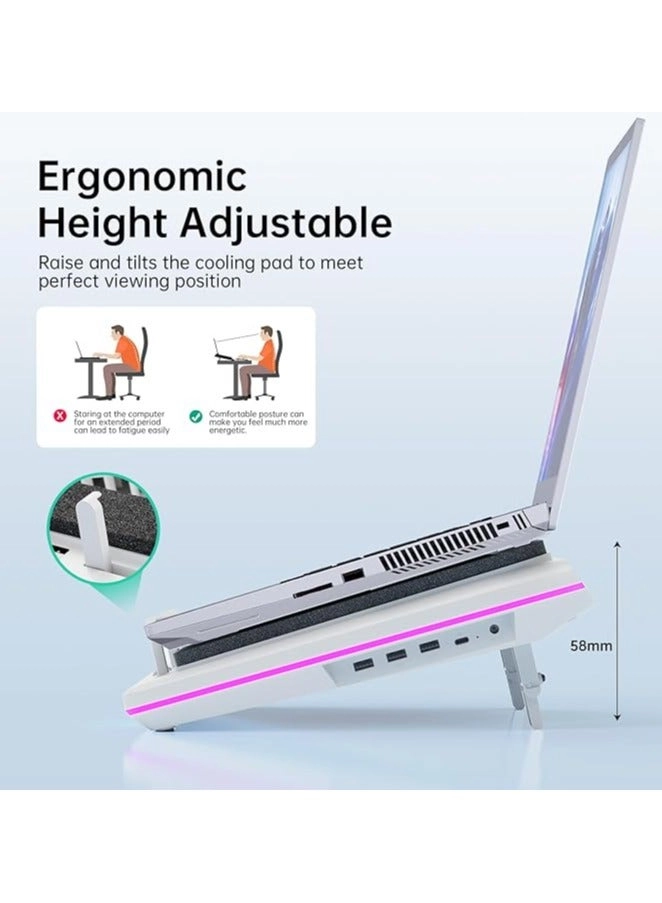 Gaming Laptop Cooling Pad - 15.6-19.3inch