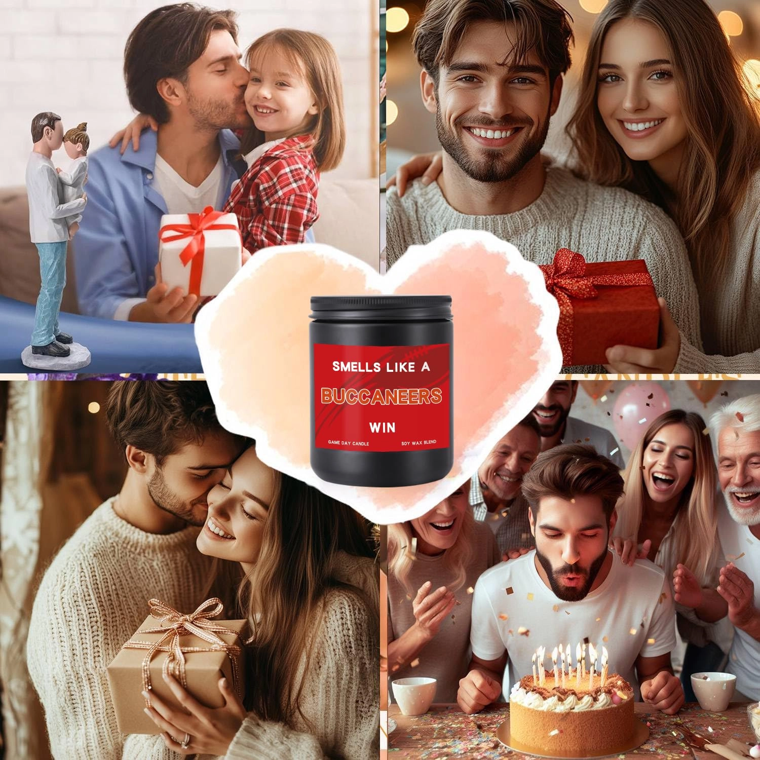 Smells Like A Buccaneers Win Scented Candle - Lavender 1