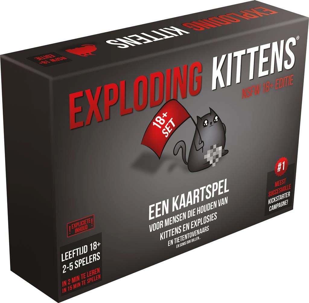 Asmodee Exploding Kittens: nsfw edition (Dutch)