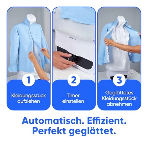 HBB 3734 - Upright garment steamer 1200W White