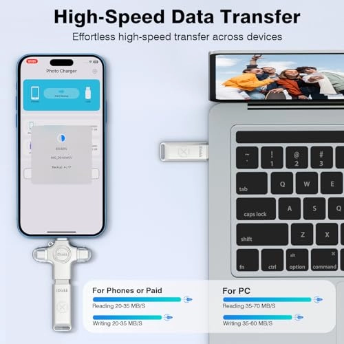 Flash Drive - USB 3.0 Lightning Type-C for iPhone 128GB