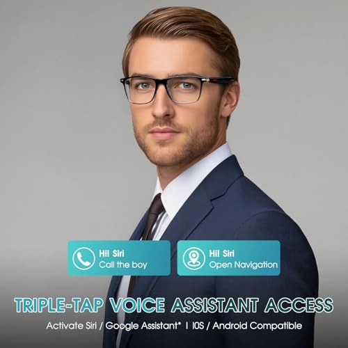 Smart Glasses - Auto Power On/Off Bluetooth UV400/Blue Light Protection