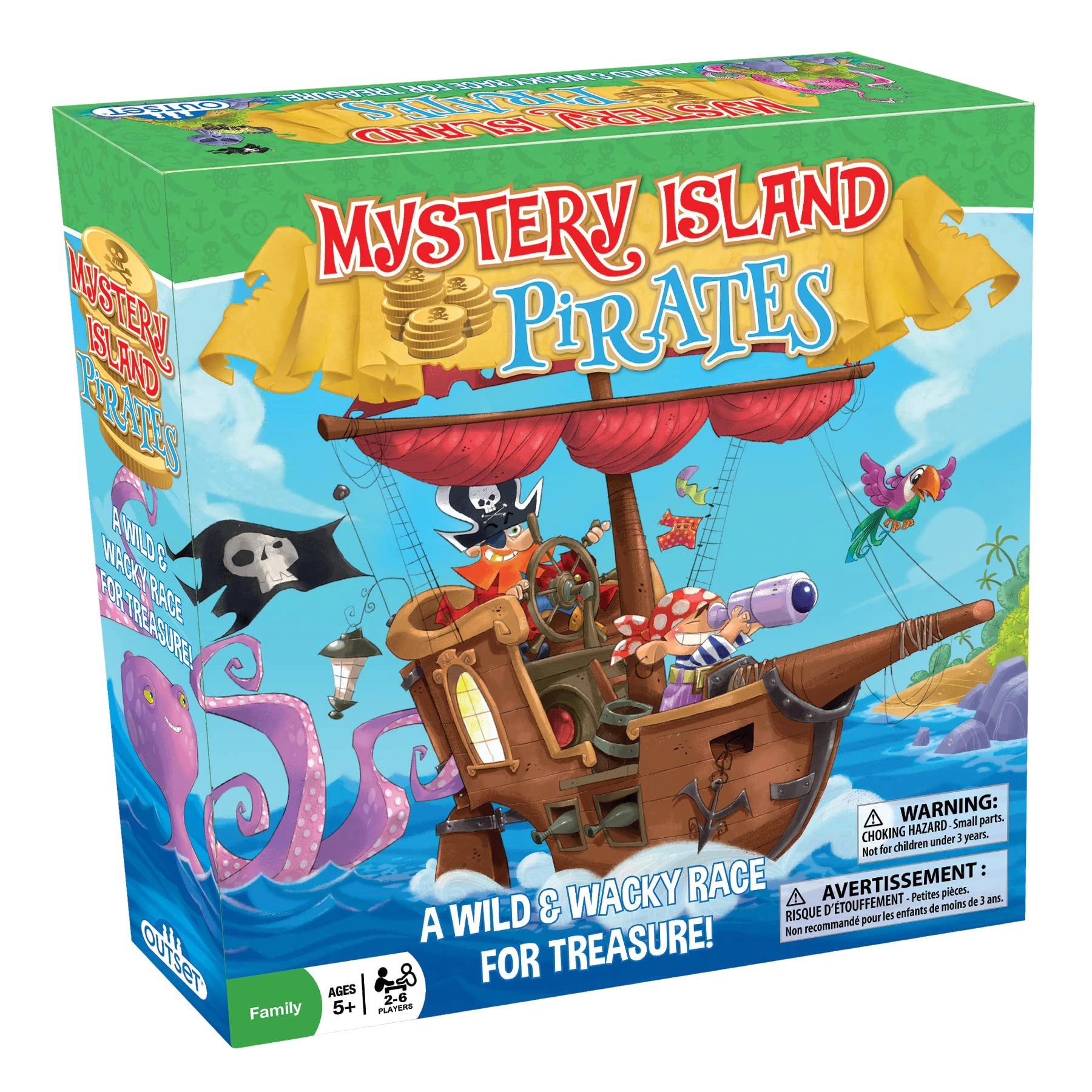 Outset Mystery Island Pirates: A Wild & Wacky Race for Treasure