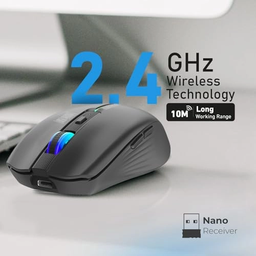 Kitt Ergonomic Optical Mouse - Wireless
