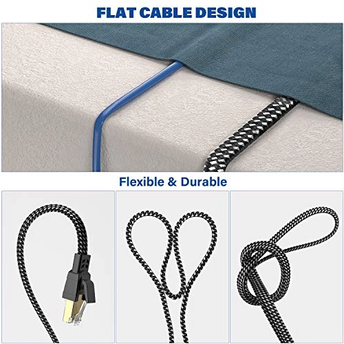Cat 8 Ethernet Cable - 1.5 ft Pack