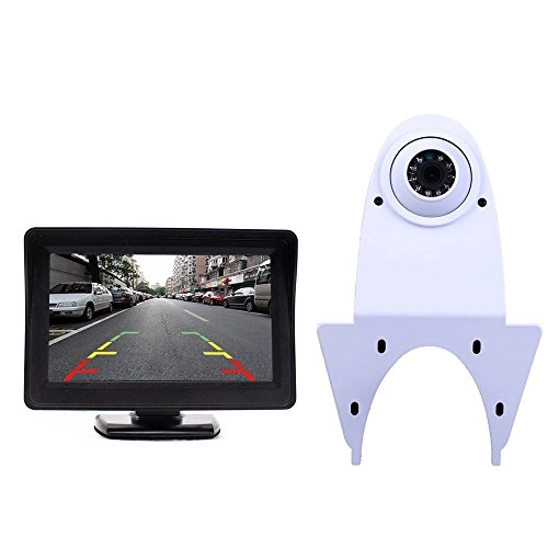 Brake Light Reversing Camera + Rear View Mirror Monitor - Night vision 628 x 586 pixels