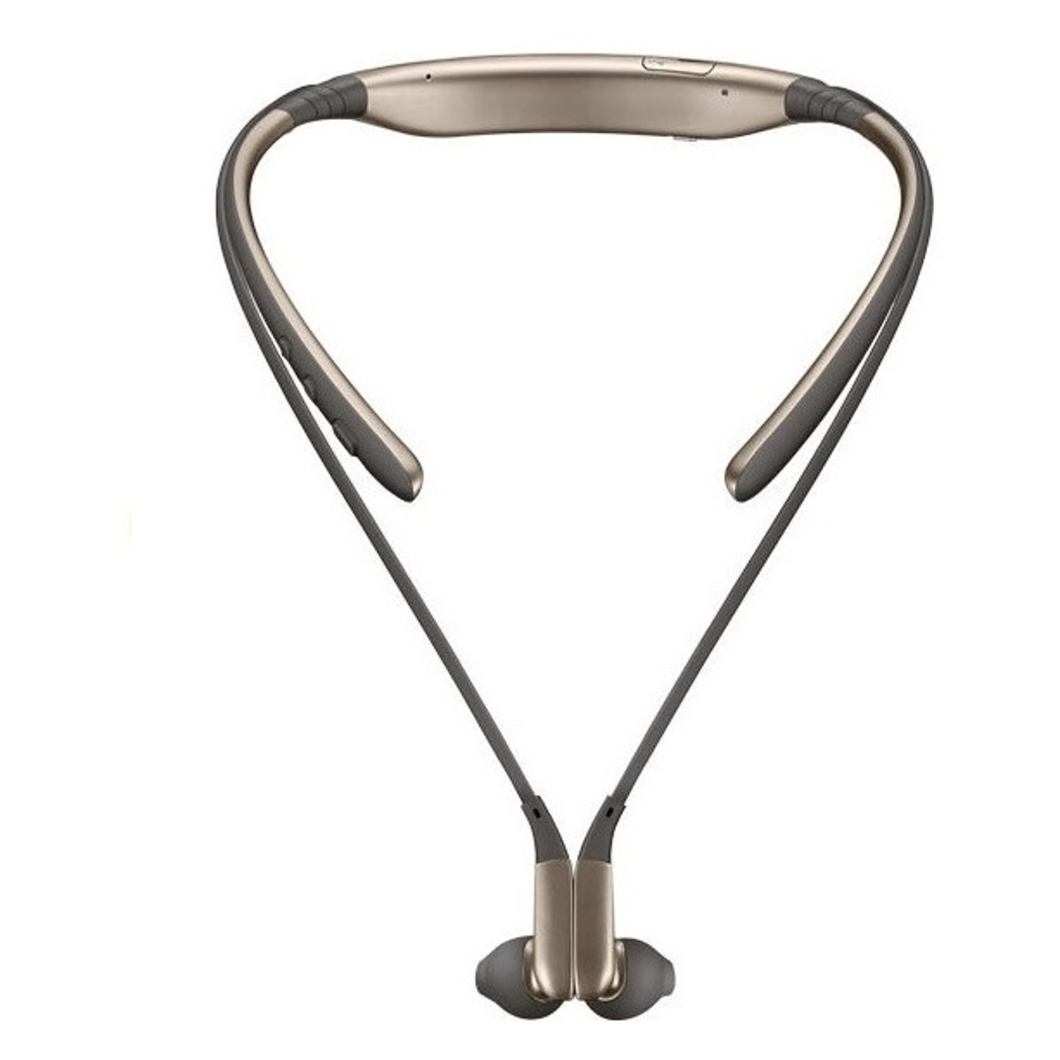 Alcantara Case - Back Case for Galaxy S8 + Level U Wireless Headphone - Gold