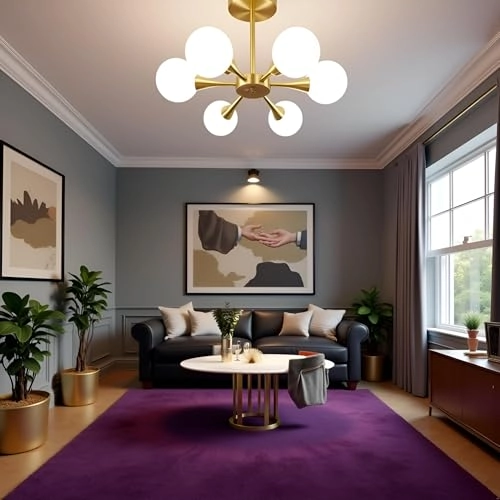 Low Height Ceiling Chandelier