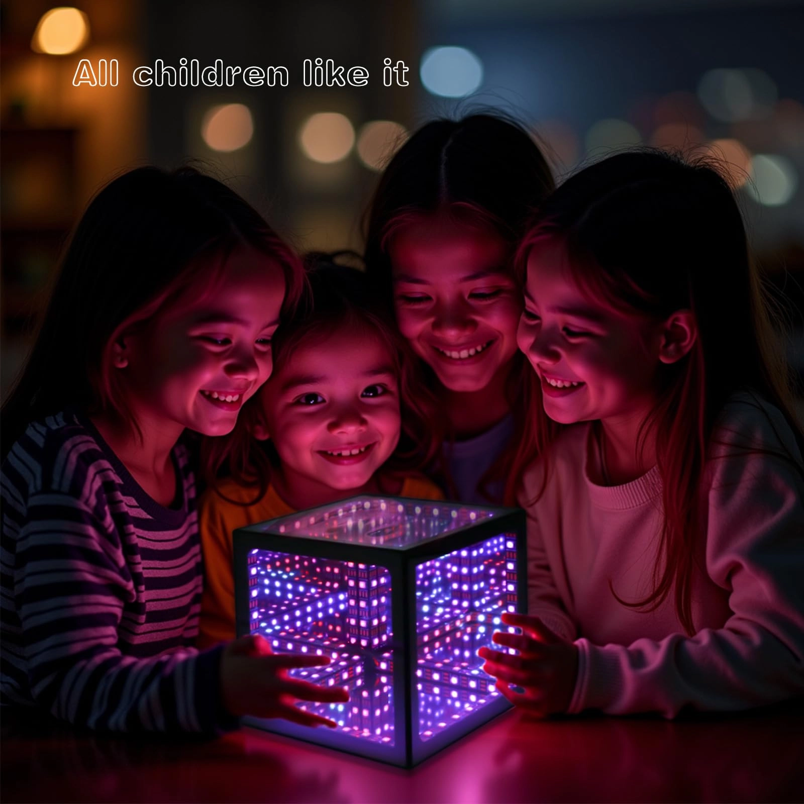 Hyper Cube - LED Table Lamp Color-Changing Music-Sync