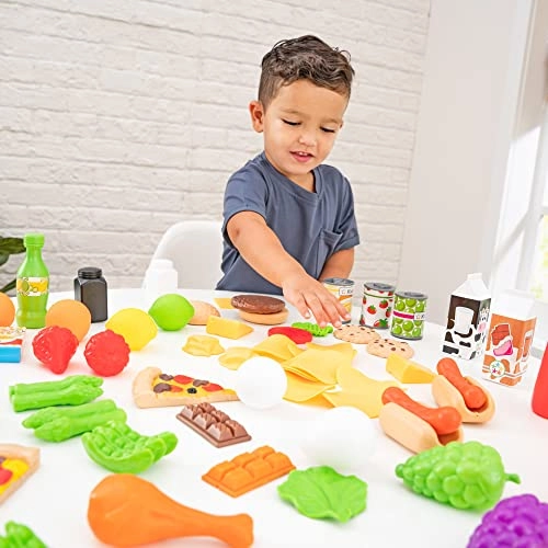Deluxe Tasty Treats Pretend Play Food - 115 pieces (DBT-63330)