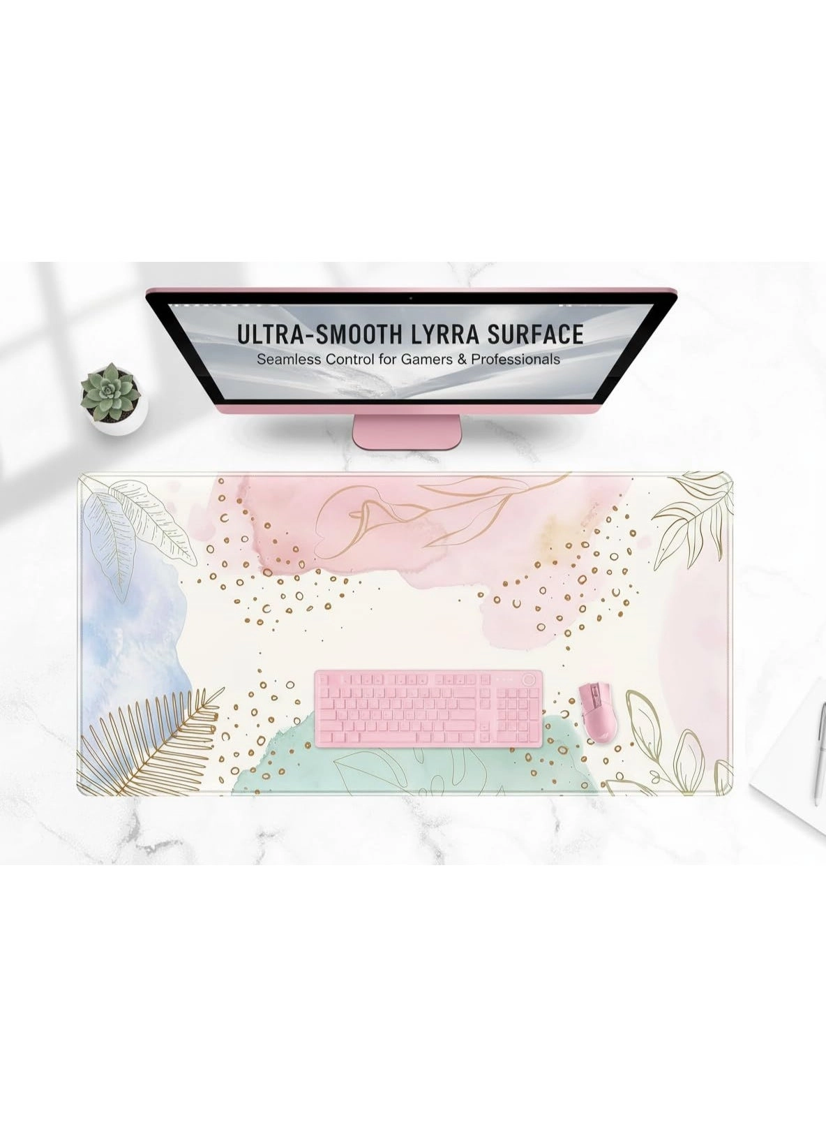 Boho Lycra Gaming Mouse Pad - 80x40 cm