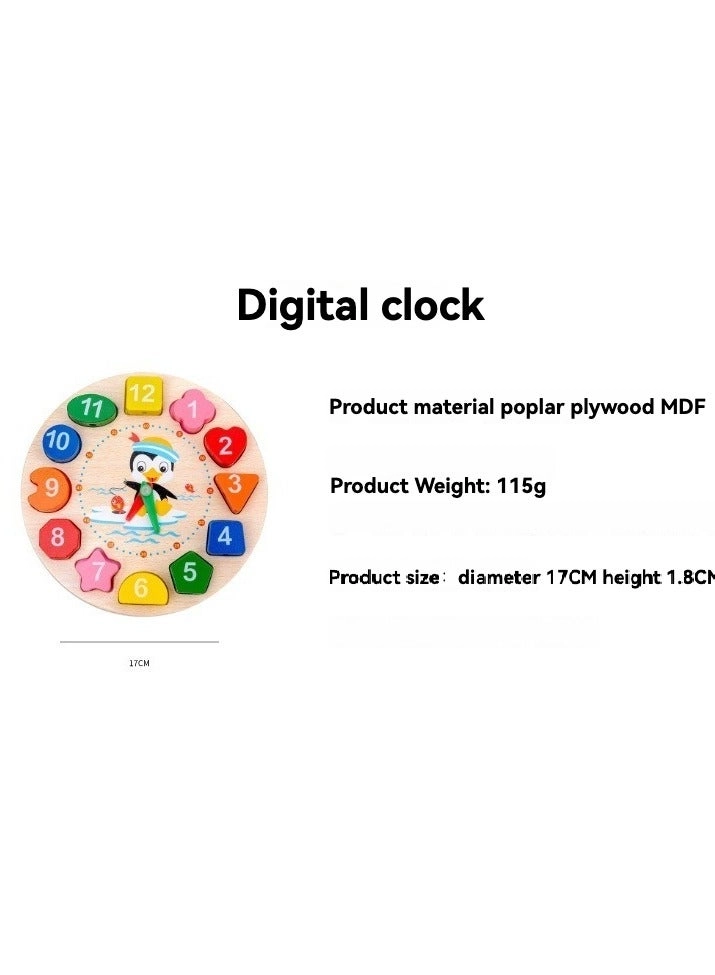 Wooden Montessori building blocks - 5 pcs